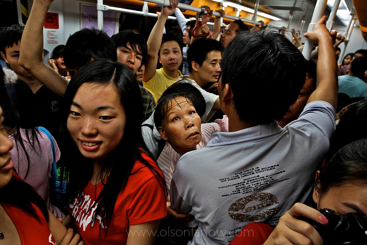 Subway Crowds | Urbanization | Guangzhou, China