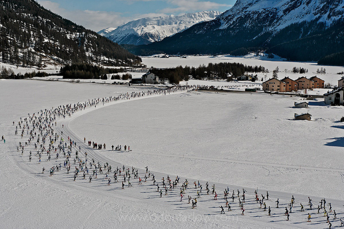 Ski Race In Switzerland