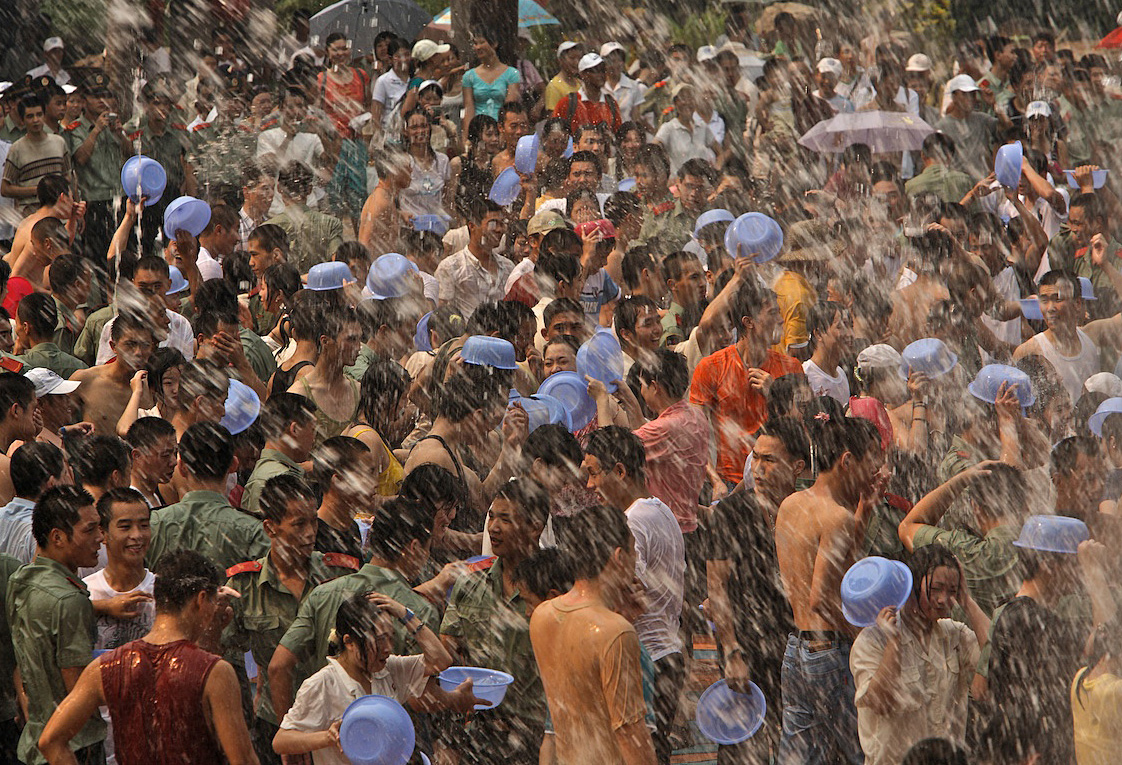 Water Fight at China Folk Culture Villages | Shenzhen, China