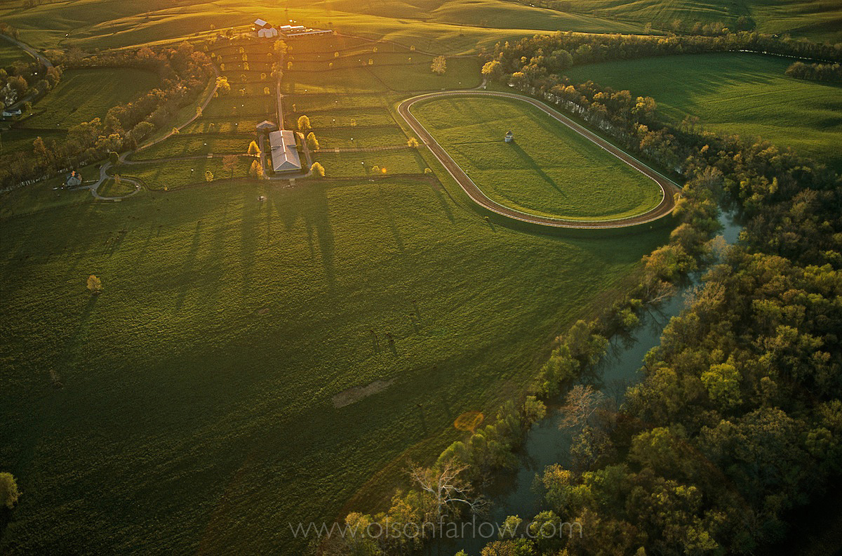 Private Horse-Training Track In Kentucky