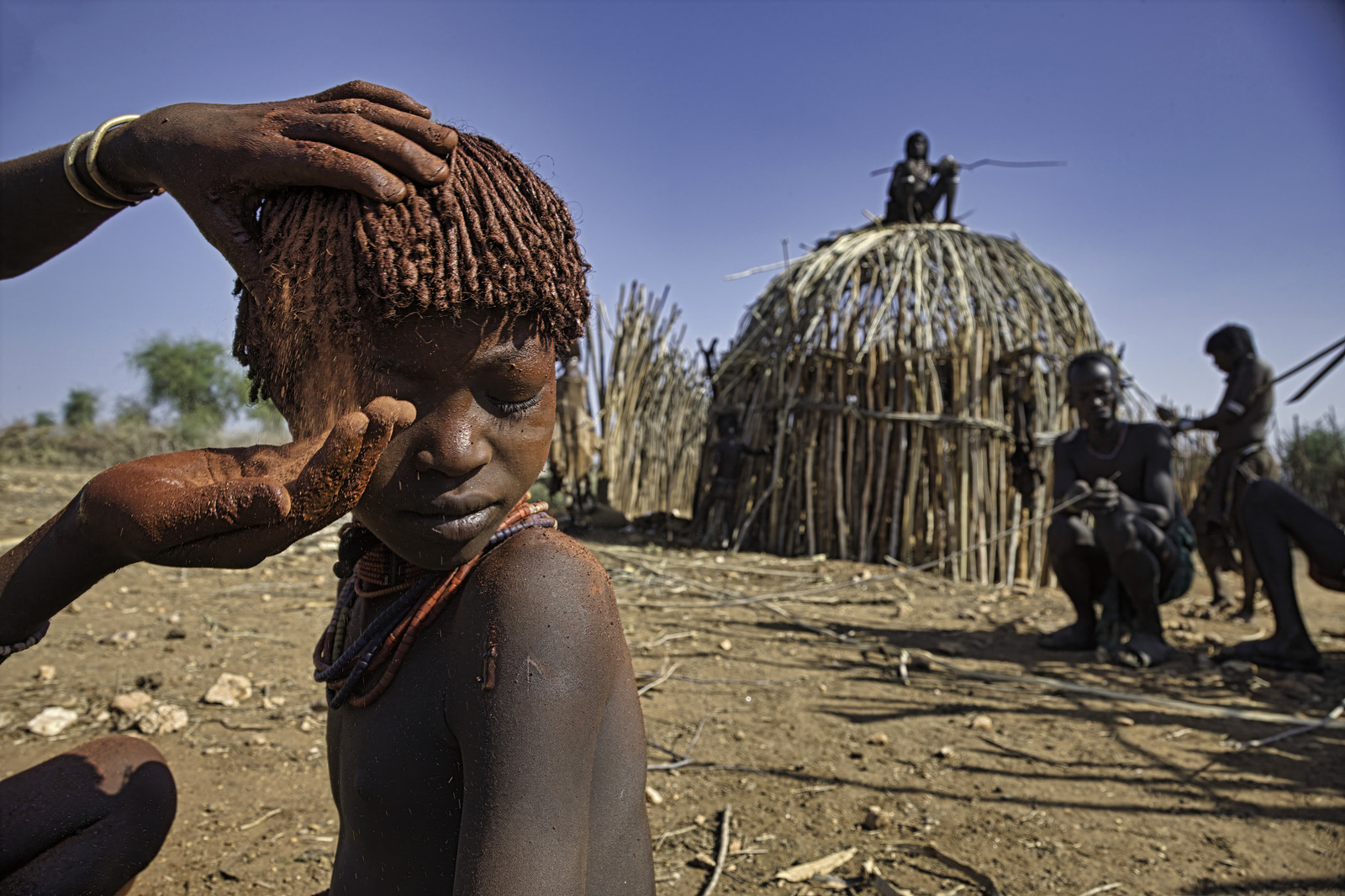 Hair Treatment of the Hamar Tribe