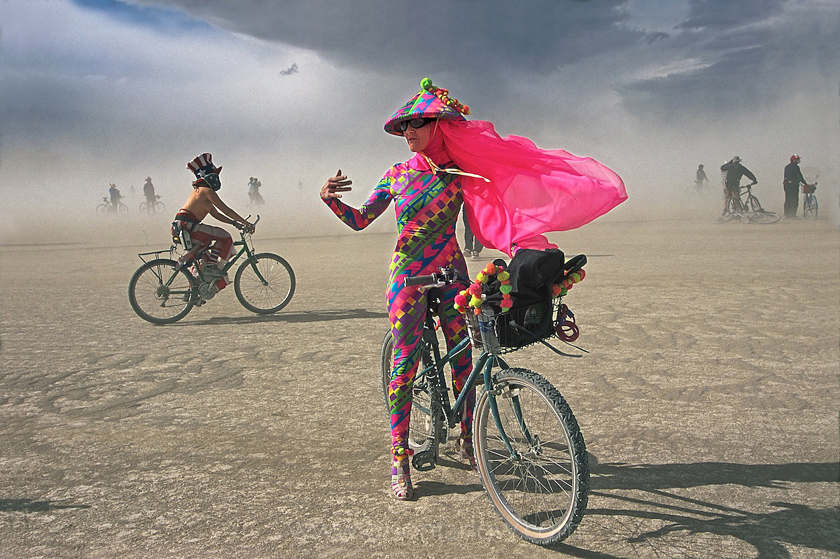 Burning Man Reveler